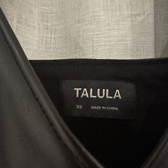 Aritzia Talula Vegan Leather Mini Dress - Picture 7 of 7